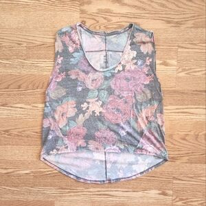 NWOT We The Free/Free People Gardenia Floral Tank High/Low, Size S